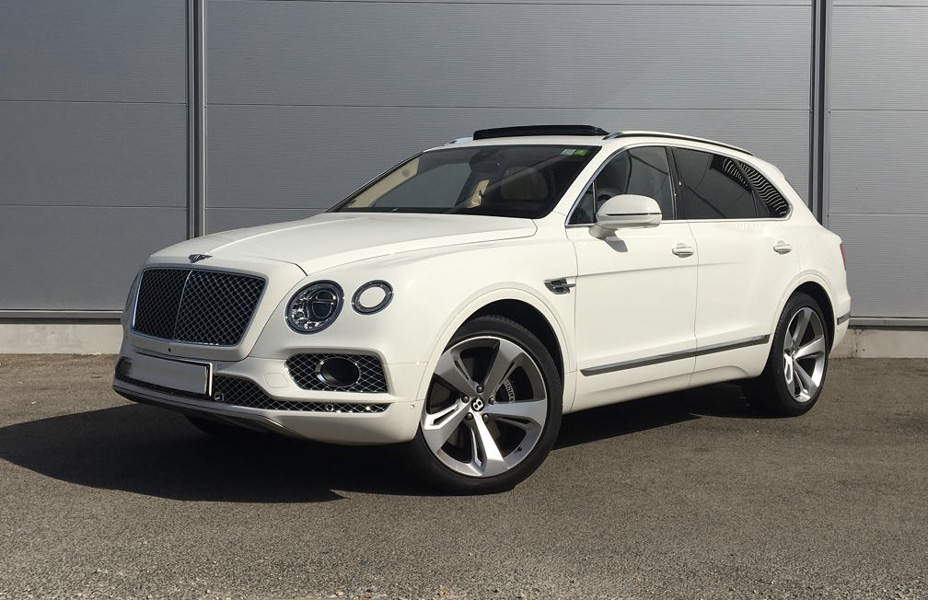 Bentley Bentayga blanc